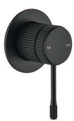 ZIZA Fluted Shower Mixer.Black,Brushed Nickel,Gunmetal,french Gold