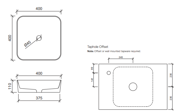 LORENT Ceramic basin