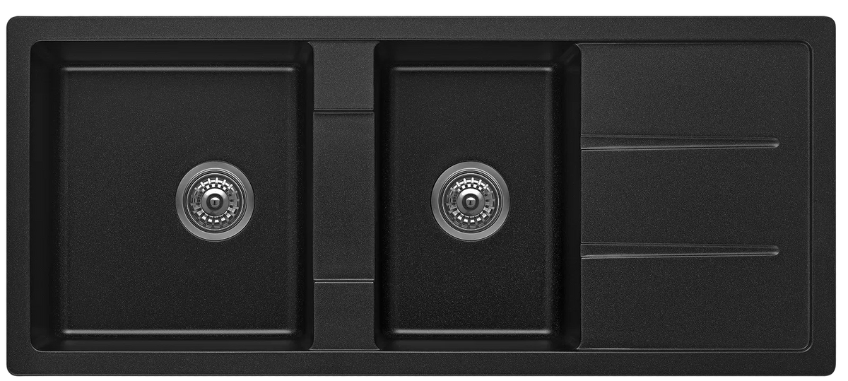 Fomos Sink 1160 x 500mm Black