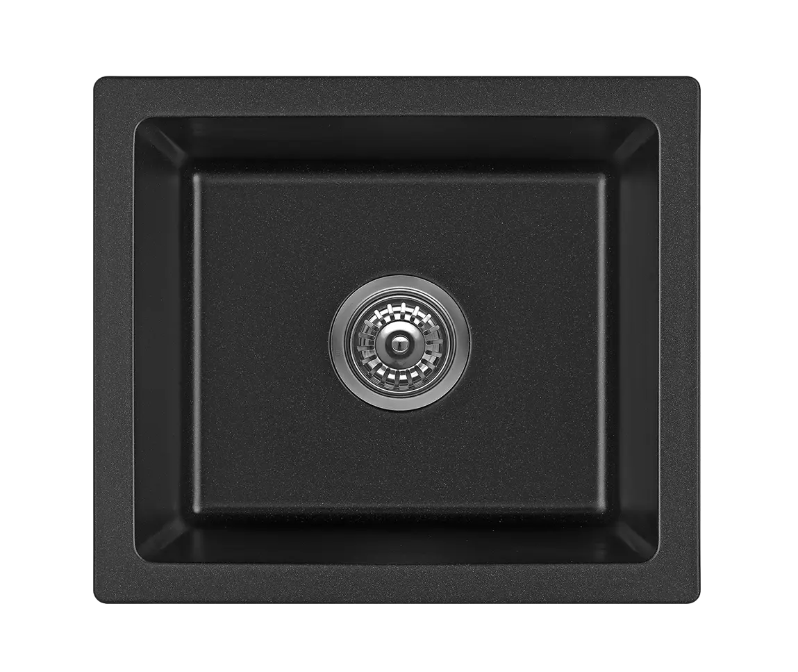 ZIZA Fomos Sink 460 x 410mm Black, White