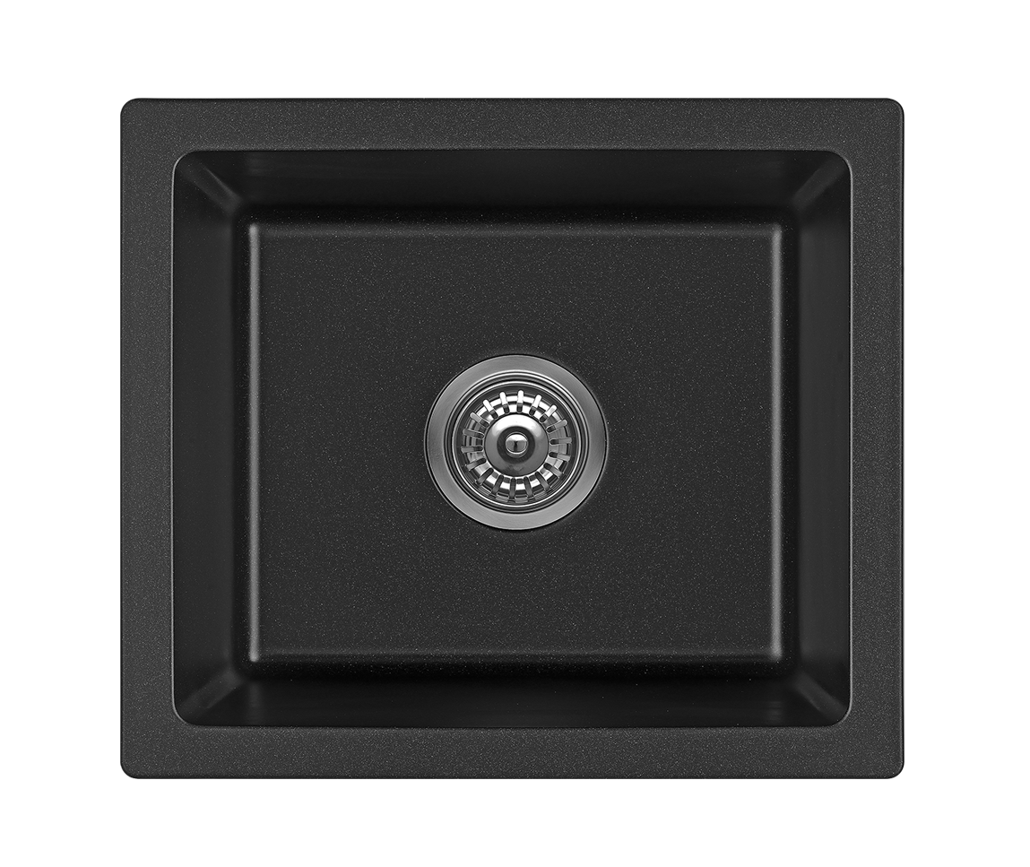 ZIZA Fomos Sink 460 x 410mm Black, White