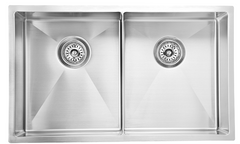 Luminare Sink 760 x 440mm – Double Bowl Stainless teel,French Gold,Gun metal