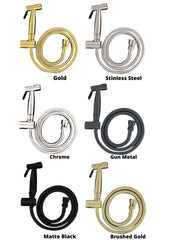 TRIGGER Spray In Chrome, Stainless Steel, Matte Black, Brushed Gold, And Gun Metal