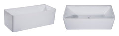QUADRO BACK TO WALL BATH AND SPA-BATH 1400 AND 1600