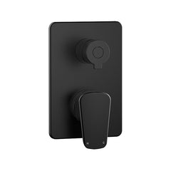 AXISS Diverter Shower Mixer Chrome, Black