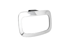Manhattan Hand Towel Ring Gloss White & Chrome,  Matte Black & Chrome