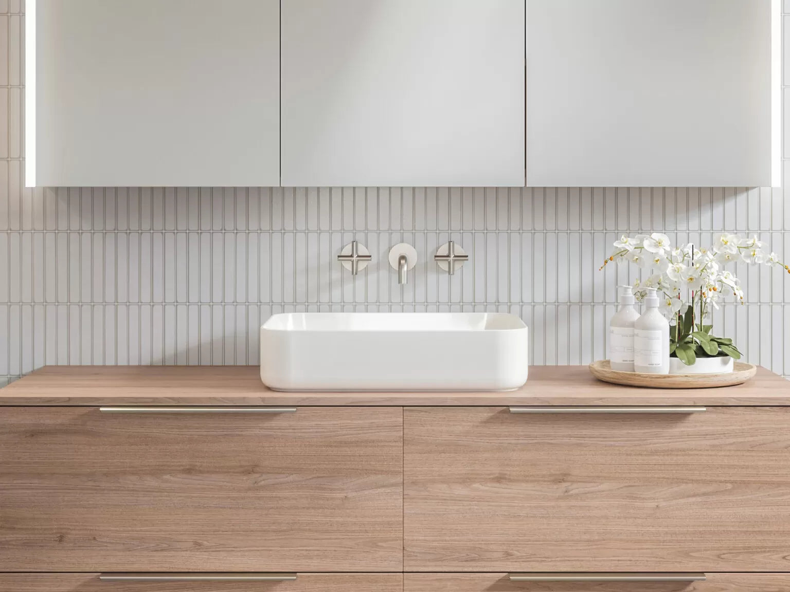 CHAN Ceramic Basin White Gloss, White Matt, Black Matt, Anthracite