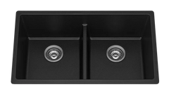 Fomos Sink 790 x 460mm – Double Bowl Black