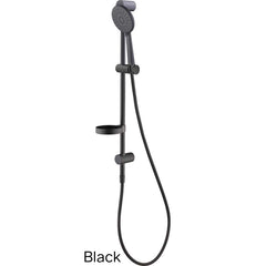 COPENHAGEN Hand Shower With Rail In Chrome, And Matte Black