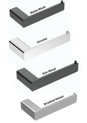 QUADRO PREMIUM Towel Bar In Chrome, Matte Black, Brushed Nickel And Brushed Gun Metal