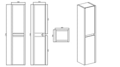 ALEX Side Cabinet 1760mm
