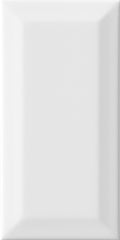 KIWI GLOSS WHITE BEVELLED 75X150
