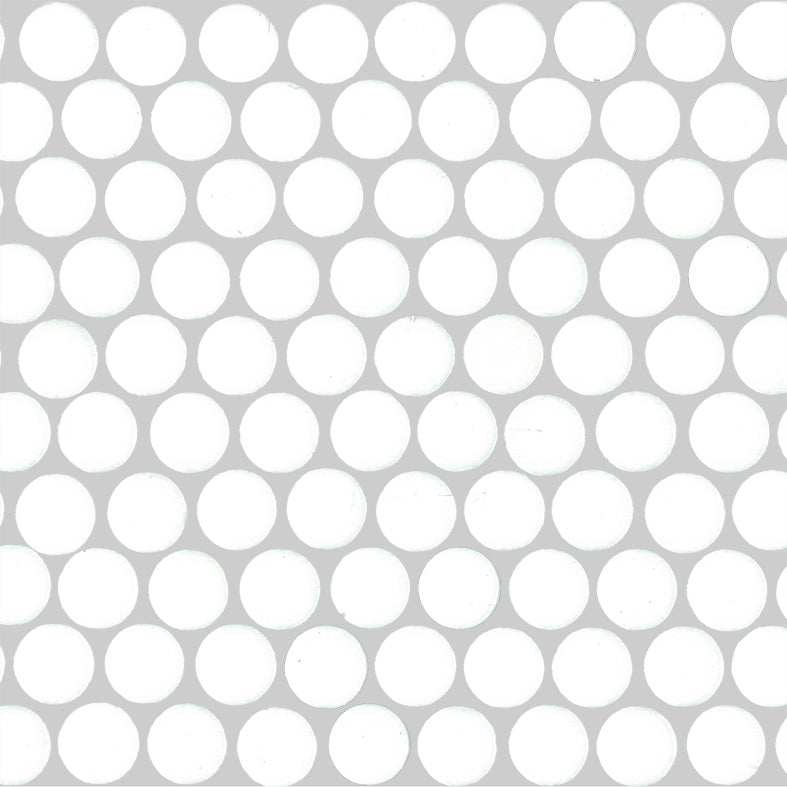 PNR-1100 ORBIT GLOSS WHITE PENNY ROUND 20X20
