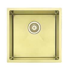 ZIZA Luminare Sink 440 x 440mm Stain less steel, Frunch Gold, Gunmetal