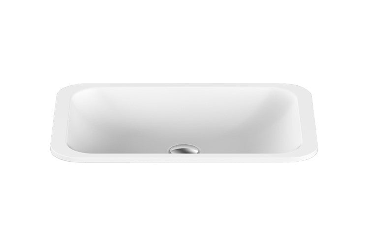 LOPE Gloss or Matte White Solid Surface 495 wide x 255 deep