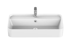 Maya 750 Gloss or Matte White Solid Surface 750 wide x 390 deep