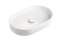 FRILL Round 410mm, Square 410mm, Rectangular 510x380mm Arch 415x365mm, And Pill 580x370mm Ceramic Basin In Gloss White