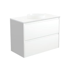 KIOWA Semi-Inset, Amato 900 Vanity, Wall Hung