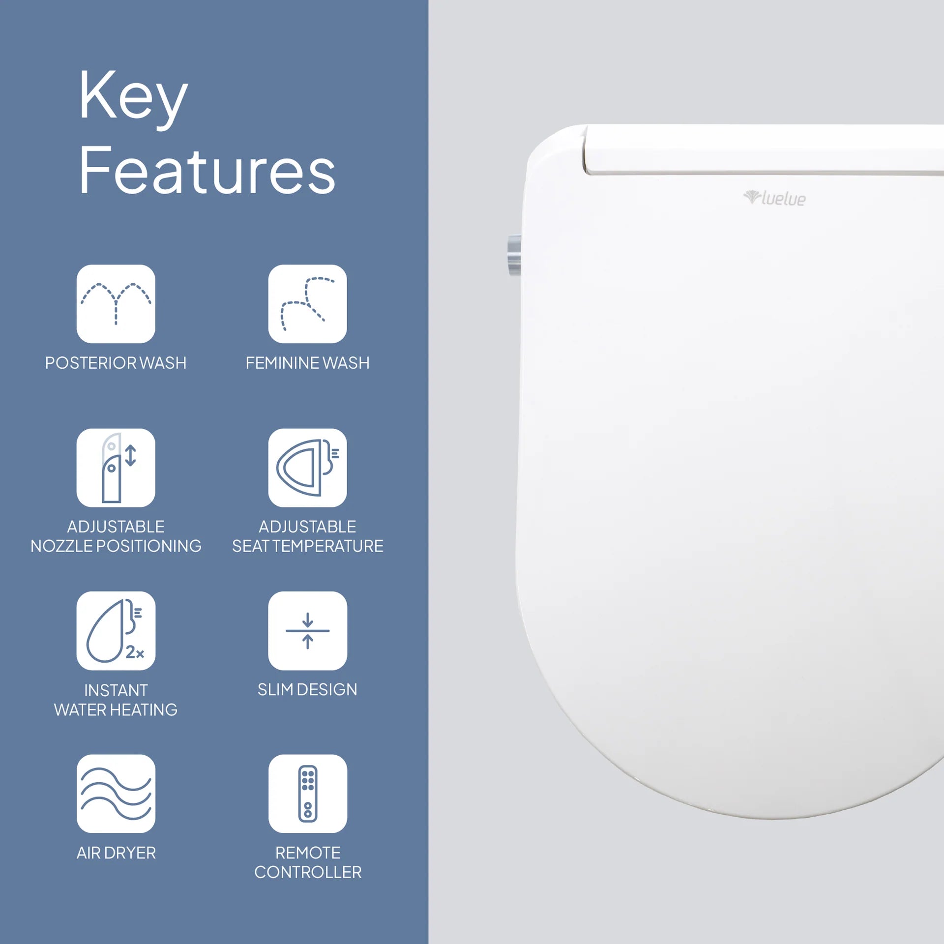 Luelue LB7000 Electric Bidet Seat