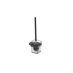 QUADRO PREMIUM Toilet Brush Holder In Chrome, Matte Black And Brushed Nickel
