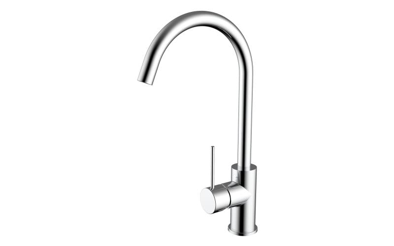 MEKKA Gooseneck Sink Mixer In Chrome, Brushed Gold, Brushed Gun Metal, Brushed Nickel And Matte Black
