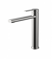 RISE TOWER BASIN MIXER IN, CHROME, MATTE BLACK, AND BRUSHED NICKLE