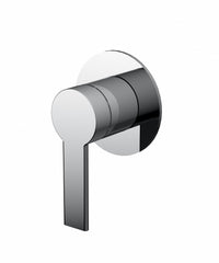 RISE BATH/SHOWER MIXER IN, CHROME, MATTE BLACK, AND BRUSHED NICKLE