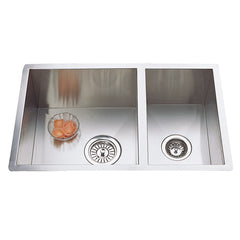 BUILDERS Handmade Kitchen Sink In Chrome-Chrome 730 x 450 x 200 mm