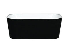 PERFECT Back to Wall Bath in Gloss White or Matte Black & SPA-BATH 1300,1400, 1500 AND 1700