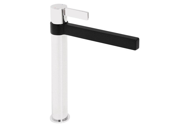Martini Extended Basin Mixer Chrome, Matte Black & Chrome, Matte Black