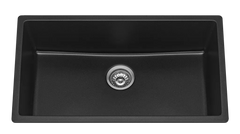 Fomos Sink 790 x 460mm – Single Bowl Black