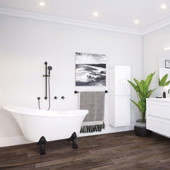 Matta Left-Hand Solid Surface Corner Bath, 1700mm