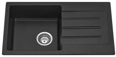 ZIZA Fomos Sink 770 x 440mm Black,White