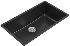 Fomos Sink 790 x 460mm – Single Bowl Black
