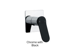 FREEDOM Wall Mixer In Chrome, Matte Black, And Matte Black And Chrome