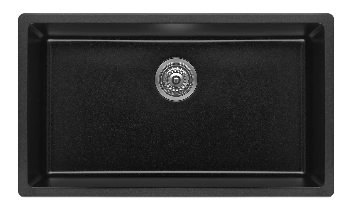 Fomos Sink 790 x 460mm – Single Bowl Black