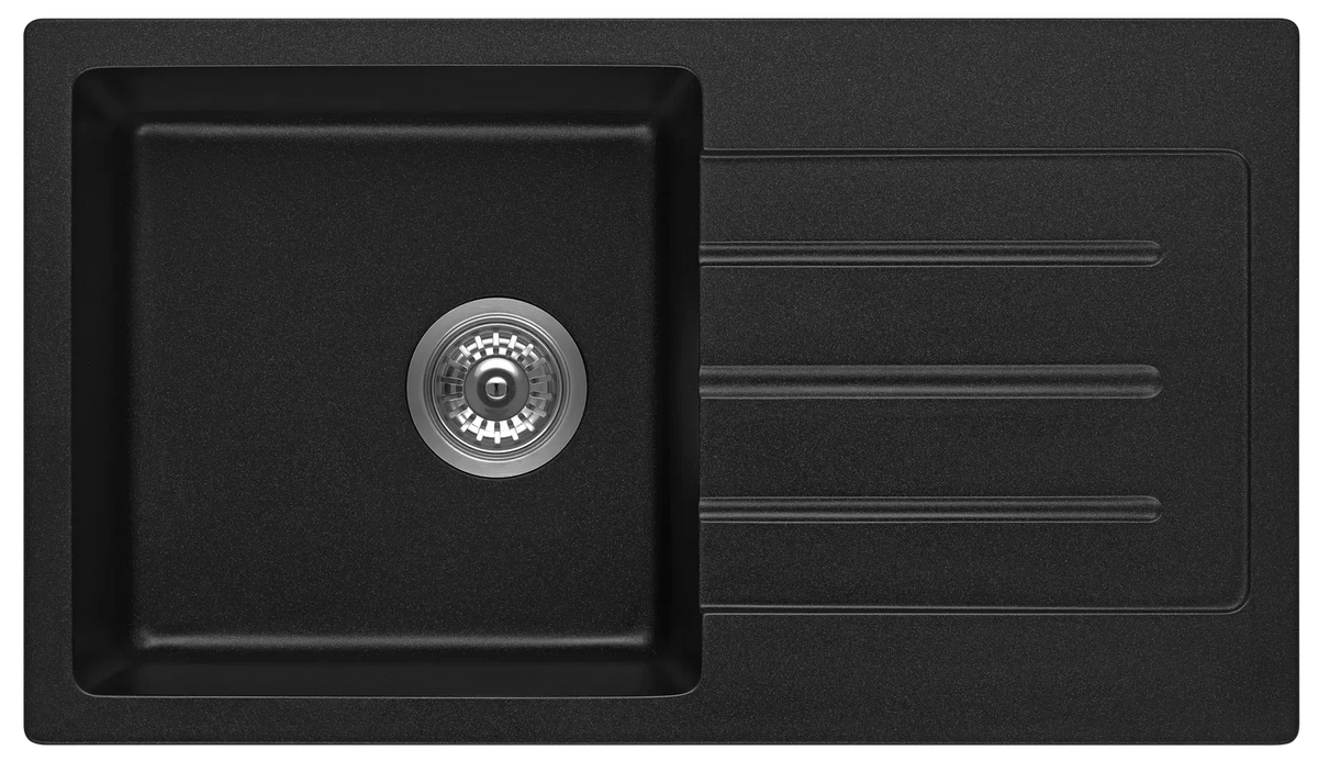 ZIZA Fomos Sink 770 x 440mm Black,White