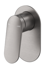 ZIZA Shower Mixer – Oval Plate – TRIM KIT ONLY Chrome, Black, Brushed nickel, Gun metal, french Gold
