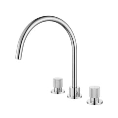 DANCE CHROME, MATTE BLACK OR BRUSHED NICKEL 1/4 Turn Kitchen Set