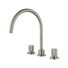 DANCE CHROME, MATTE BLACK OR BRUSHED NICKEL 1/4 Turn Kitchen Set