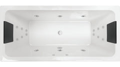 CARINA Inset Bath or Spa Bath With Sizes 1525/1676/1750 mm And 12/14/18 Flush Jets