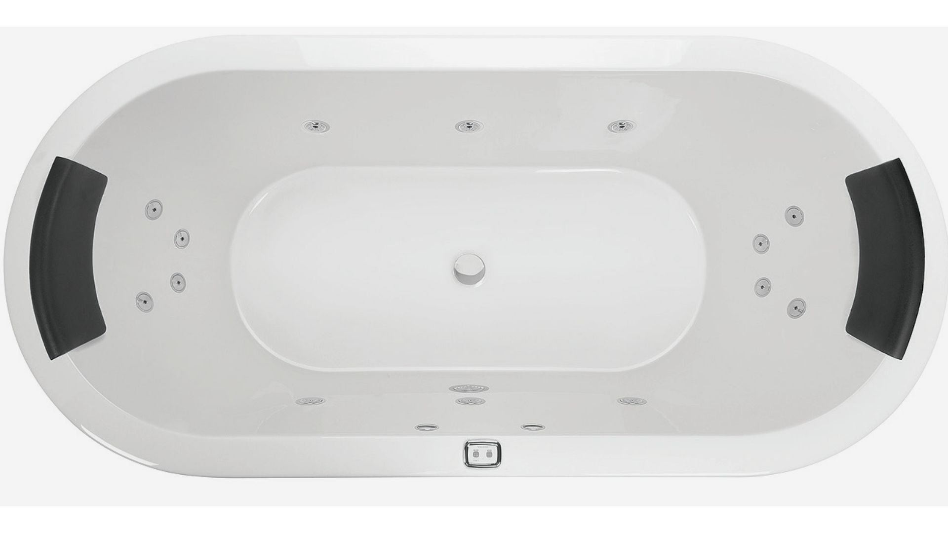 CAVAL Inset Bath or Spa Bath With Sizes 1800 mm And 12/14//18 Flush Jets