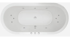CAVAL Inset Bath or Spa Bath With Sizes 1800 mm And 12/14//18 Flush Jets
