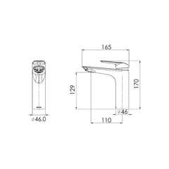 CORTO Basin Mixer