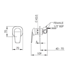 CORTO Shower Mixer
