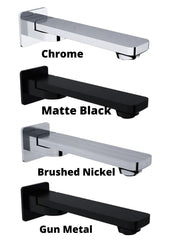 QUADRO PREMIUM Swivel Bath Spout In Chrome, Matte Black, Brushed Nickel And Brushed Gun Metal