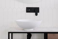 BURMA Solid Surface In Gloss or Matte White In 405 w x 140 H mm