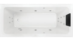 CORTEZ Inset Bath or Spa Bath With Sizes 1520/1670 mm And 10/12/16 Flush Jets
