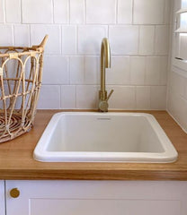 Turner Hasting Cuisine Inset-Undermount Fine Fireclay Sink CU46FS