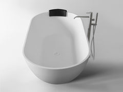 Curvy Oval 1500MM and 1700mm High Gloss Freestanding Bath